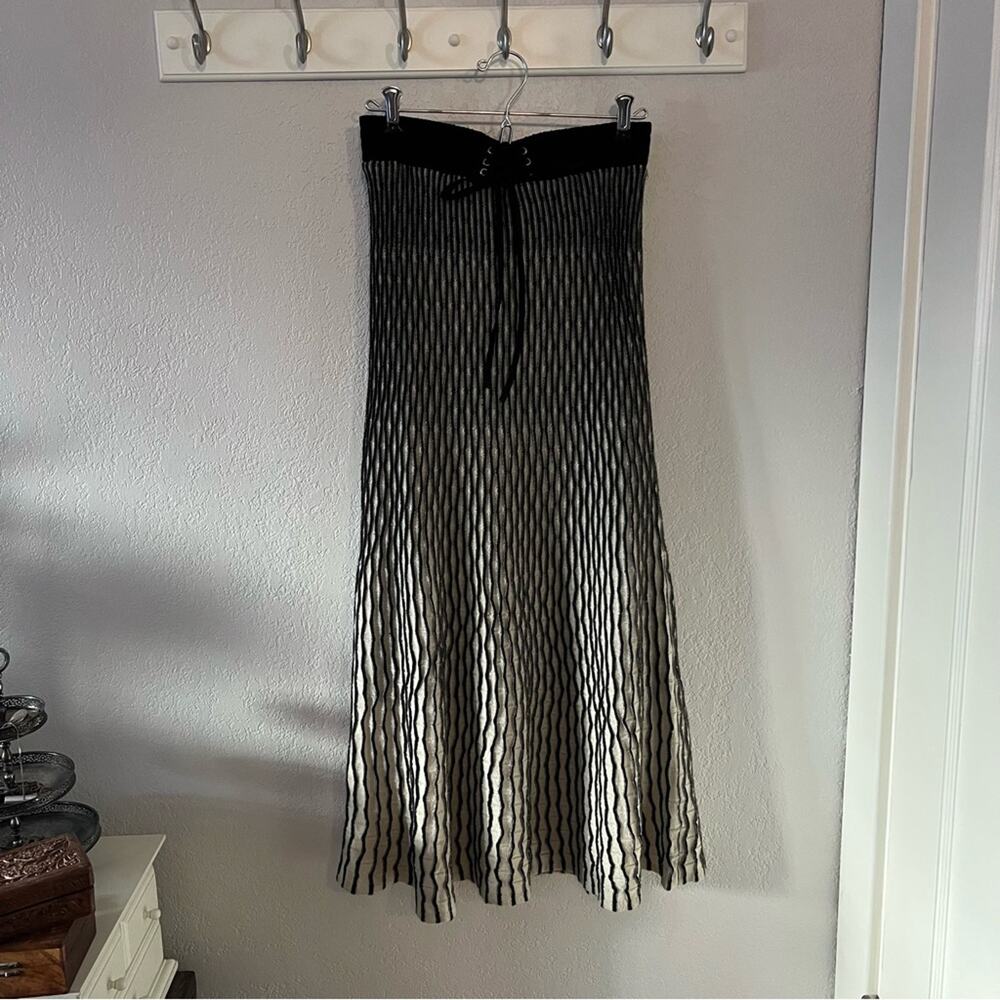 Lapis Knit Ombre Maxi Skirt